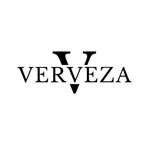 Verveza logo, dark on light